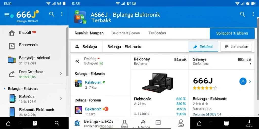 Tampilan antarmuka aplikasi 666J yang modern dan fungsional.