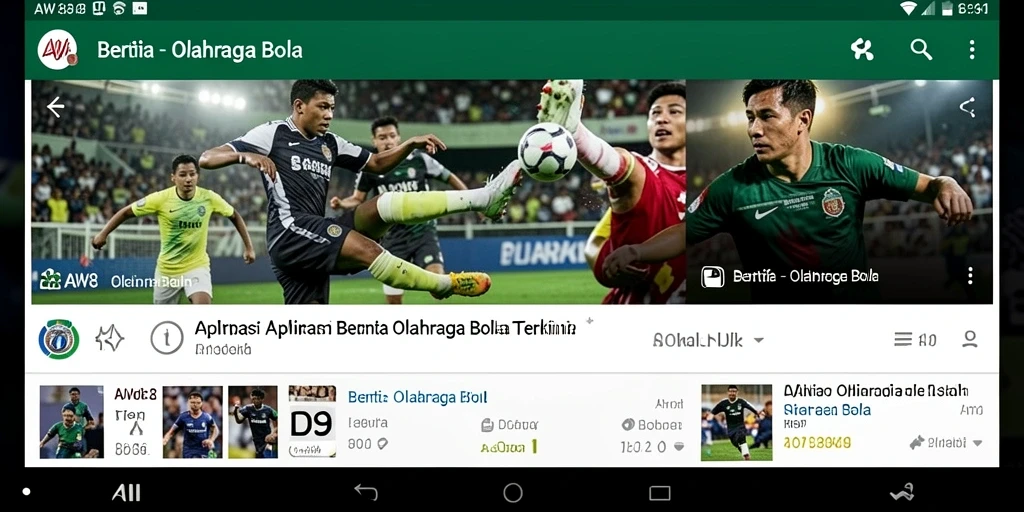 Antarmuka aplikasi AW8 yang informatif dan menarik.
