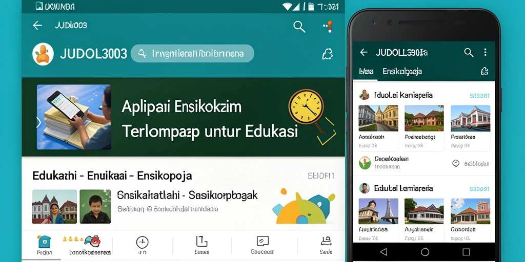 Tampilan antarmuka aplikasi JUDOL303 yang informatif dan menarik.