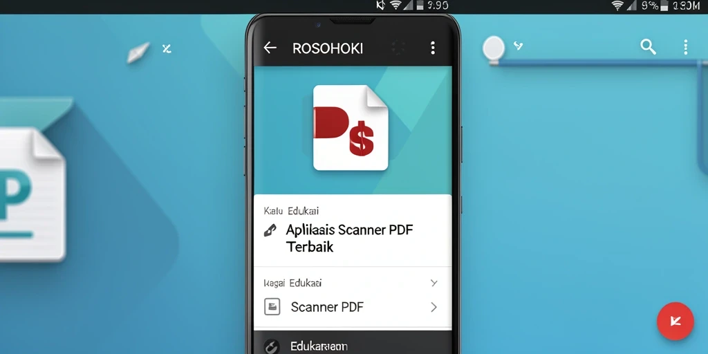 Screenshot antarmuka ROSOHOKI yang menampilkan fitur Scanner PDF.