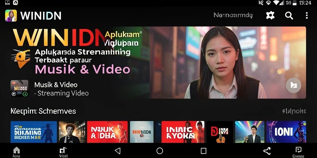 Tampilan antarmuka aplikasi WINIDN yang menarik dan fungsional.