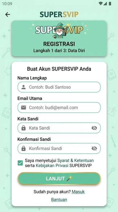 Buat Akun Supersvip dengan Mudah dan Cepat
